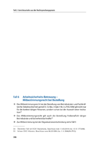 Dokument Arbeitssicherheits-Betreuung – Mitbestimmungsrecht bei Bestellung
