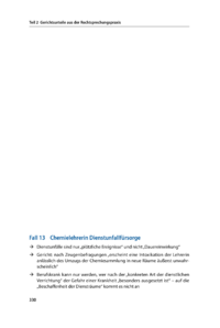 Dokument Chemielehrerin Dienstunfallfürsorge