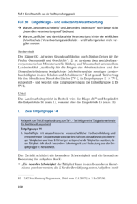 Dokument Entgeltklage – und unbezahlte Verantwortung
