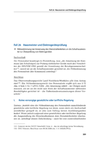 Dokument Hausmeister und Elektrogeräteprüfung