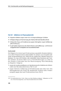 Dokument Infektion im Praxisunterricht