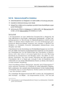 Dokument Raketentreibstoff im Schullabor
