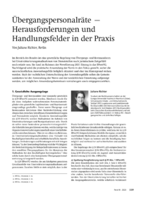 Dokument Übergangspersonalräte – Herausforderungen und Handlungsfelder in der Praxis