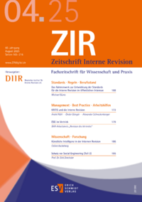 Ausgabe Zeitschrift Interne Revision Ausgabe 04 2025