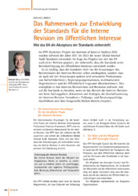 Dokument Das Rahmenwerk zur Entwicklung der Standards für die Interne Revision im öffentlichen Interesse