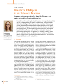 Dokument Künstliche Intelligenz in der Internen Revision