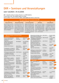 Dokument DIIR – Seminare und Veranstaltungen vom 1.8.2025 – 31.12.2025