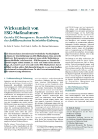 Dokument Wirksamkeit von ESG-Maßnahmen