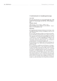 Dokument Aufenthaltsrecht im Inland/Ausgleichszulage