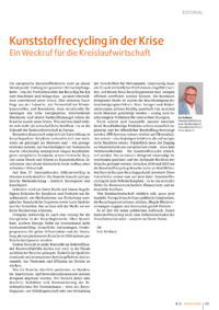 Dokument Kunststoffrecycling in der Krise
