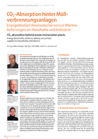 Dokument CO 2 -Absorption hinter Müllverbrennungsanlagen