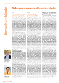 Dokument Stellungnahmen aus den Umweltverbänden