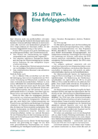 Dokument 35 Jahre ITVA – Eine Erfolgsgeschichte