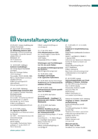 Dokument Veranstaltungsvorschau