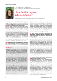 Dokument „Jede Realität beginnt mit einem Traum“