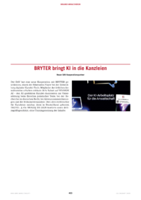 Dokument BRYTER bringt KI in die Kanzleien