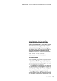 Dokument Ausschluss aus dem Personalrat wegen grober Pflichtverletzung