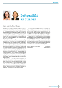 Dokument Luftqualität an Straßen