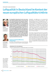Dokument Luftqualität in Deutschland im Kontext der neuen europäischen Luftqualitätsrichtlinie