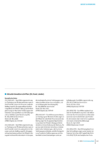 Dokument Aktuelle Umweltvorschriften (EU, Bund, Länder)
