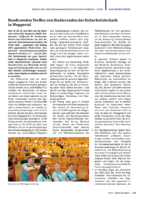 Dokument Studentische Sicherheitswissenschaftliche Netzwerk Initiative – STUSI