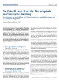 Dokument Die Zukunft unter Kontrolle: Der integrierte kaufmännische Dreiklang