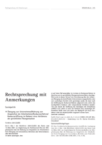 Dokument Sozialpolitik: Übergang von Unternehmen/Wahrung von Ansprüchen der Arbeitnehmer/Konkursverfahren/Konkurseröffnung im Rahmen eines Verfahrens der gerichtlichen Reorganisation