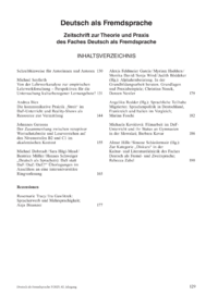 Dokument Inhaltsverzeichnis