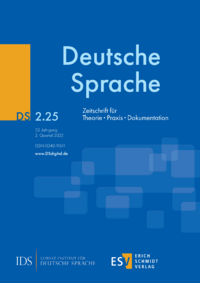 Ausgabe Deutsche Sprache Ausgabe 02 2025