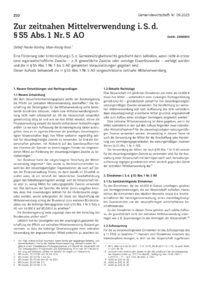 Dokument Zur zeitnahen Mittelverwendung i. S. d. § 55 Abs. 1 Nr. 5 AO