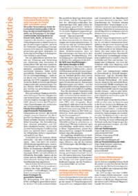Dokument Nachrichten aus der Industrie