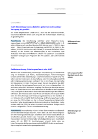 Dokument Kurz informiert