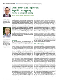 Dokument Von Schere und Papier zu Rapid Prototyping