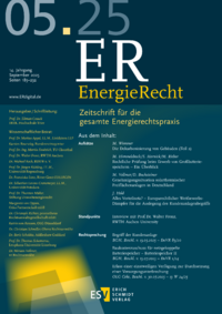 Dokument ER EnergieRecht Ausgabe 05 2025