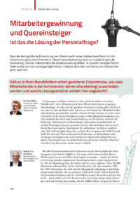 Dokument Mitarbeitergewinnung und Quereinsteiger