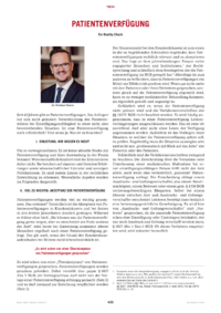 Dokument Patientenverfügung