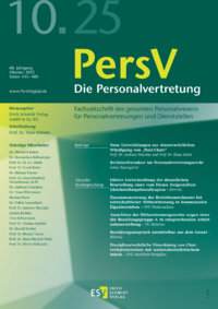 Dokument Die Personalvertretung Ausgabe 10 2025