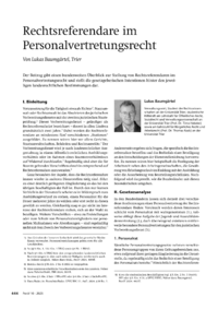 Dokument Rechtsreferendare im Personalvertretungsrecht