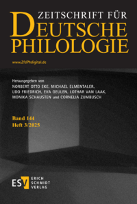 Dokument Zeitschrift für deutsche Philologie Ausgabe 03 2025