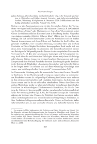 Dokument Julien Bobineau, Dorothea Klein, Gerhard Penzkofer (Hg.): Zur Semantik des Gartens in Mittelalter und Früher Neuzeit. Literatur- und kulturwissenschaftliche Studien