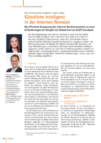 Dokument Künstliche Intelligenz in der Internen Revision