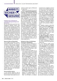 Dokument Arbeit: Sicher + Gesund / Politikwerkstatt „Basisarbeit“