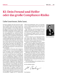 Dokument KI: Dein Freund und Helfer oder das große Compliance-Risiko