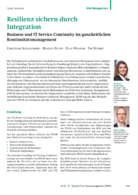 Dokument Resilienz sichern durch Integration