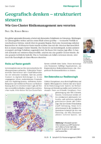 Dokument Geografisch denken – strukturiert steuern