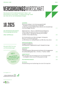 Dokument Zeitschrift Versorgungswirtschaft (VW) Ausgabe 10 2025