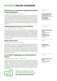 Dokument Aktuelle Online-Seminare