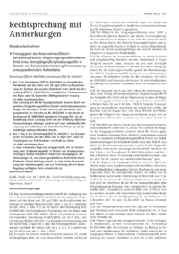 Dokument Freizügigkeit der Arbeitnehmer/Gleichbehandlung/Soziale Vergünstigungen/Behindertes Kind eines Grenzgängers/Eingliederungshilfe in Gestalt von Schulassistenzleistung/Voraussetzung eines gewöhnlichen Aufenthalts