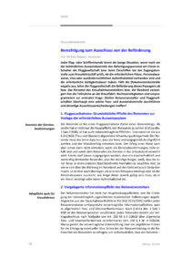 Dokument Berechtigung zum Ausschluss von der Beförderung