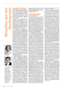 Dokument Aktuelles aus der Rechtspraxis